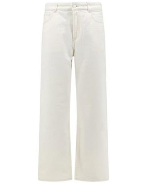 Ami Paris Jeans Mit Großem Schnitt - Weiß