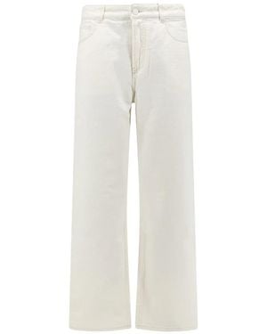 Ami Paris Straight Fit Jeans - White