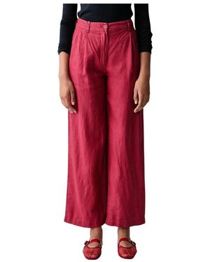 Benetton Weite Hose - Rot