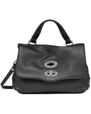 ハンドバッグ Zanellato Handbags Blue Laminated Leather Bags | Zanellato