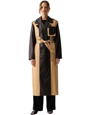 Patrizia Pepe Trench Coats - Negro
