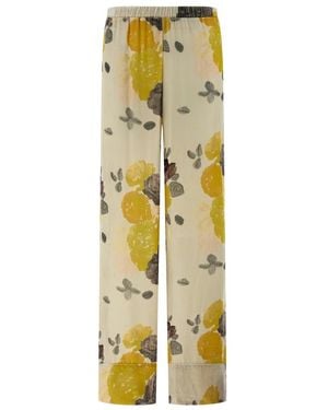 BERNADETTE Wide Trousers - Jaune