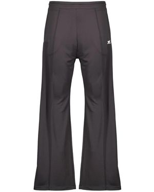 Courreges Broeken ,Bruin ,Polyester Interlock Trainingsbroek - Grijs