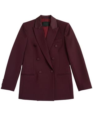 Dondup Regular-Fit Double-Breasted Blazer - Paars