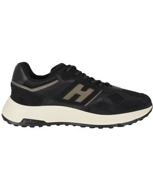 Hogan Schoenen ,Zwart ,Katoen Hyperlight Sneakers