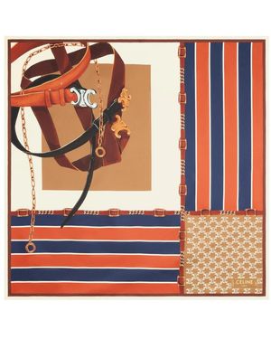 Celine Silky Scarves - Multicolor
