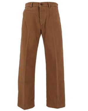 Tela Genova Wide Trousers - Brown