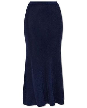 Self-Portrait Midi Skirts - Blue