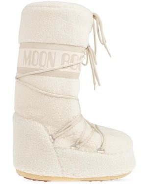 Moon Boot Mb Icon Fleece Schneestiefel - Natur