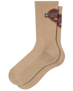 Carhartt Ondergoed ,Bruin ,Katoen Growth Socks