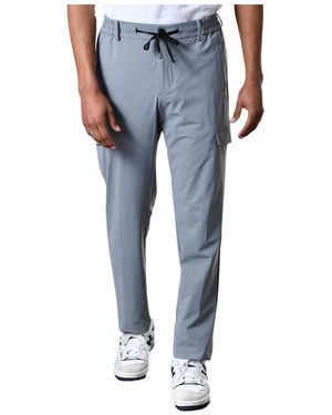 BERWICK 1707 Scotch Nylon Bi-Stretch Two-Pleat Broeken - Blauw