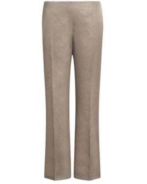 Alberta Ferretti Wide Trousers - Natural