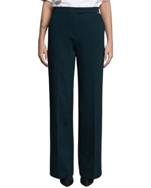 Kaos Broeken ,Groen ,Wijde Broek - Blauw