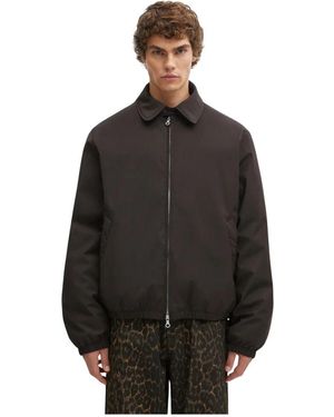 Our Legacy Jassen ,Bruin ,Wol Avenue Puffa Jacket - Zwart
