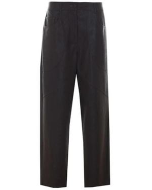 Liu Jo Straight Trousers - Negro