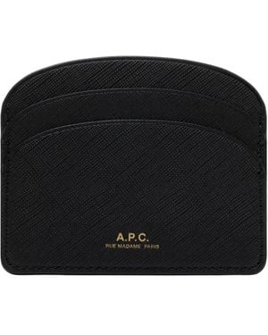 A.P.C. Demi-Lune Cardholder - Zwart