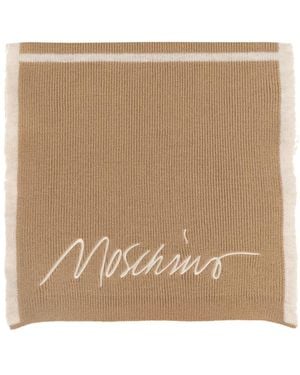 Moschino Winter Scarves - Natural