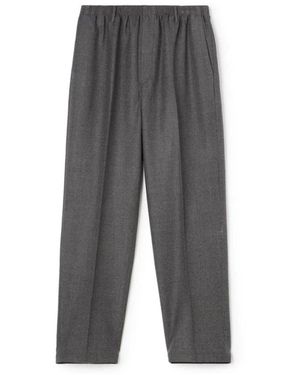 Cellar Door Straight Trousers - Grey