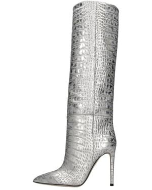 Paris Texas Heeled Boots - Grey