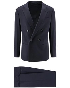 Giorgio Armani Kostuums ,Blauw ,Double Breasted Suits
