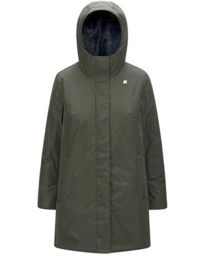 K-Way Groen Blauw Jack Al7 Model