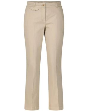 RAFFAELLO ROSSI Wide Trousers - Neutro