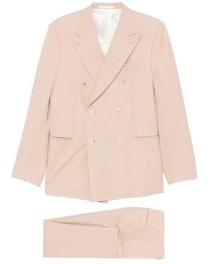 Caruso Kostuums ,Double-Breasted Suit - Roze