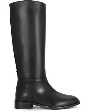 Julie Dee High Boots - Black