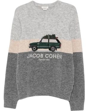 Jacob Cohen Round-Neck Strickwaren - Grau