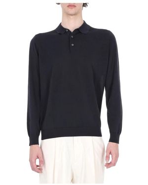 Drumohr Polo Shirts - Blue