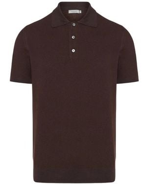 Canali Polo Shirts - Brown