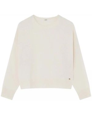 GUSTAV Round-Neck Knitwear - Blanc