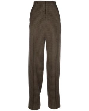 Balenciaga Straight Trousers - Brown