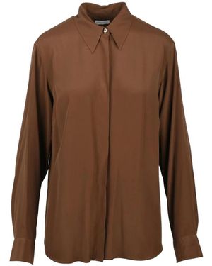 Dries Van Noten Overhemden ,Bruin ,Shirts
