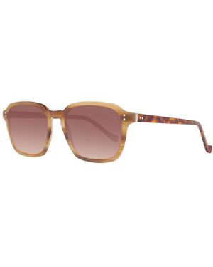Hackett Occhiali da sole in acetato marrone per uomo