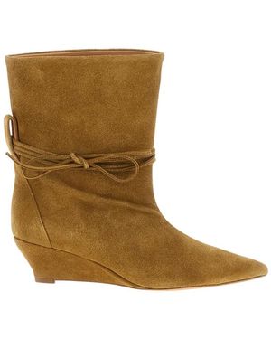 Odissi Cowboy & Biker Boots - Brown