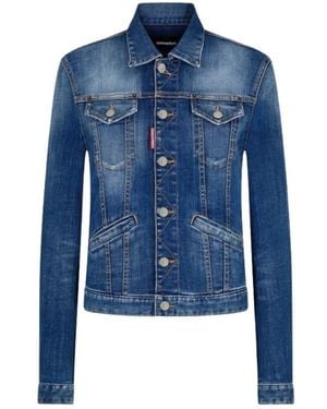 DSquared² Denim Jackets - Blauw