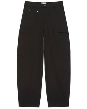 Givenchy Broeken ,Zwart ,Katoen Wijde Broek