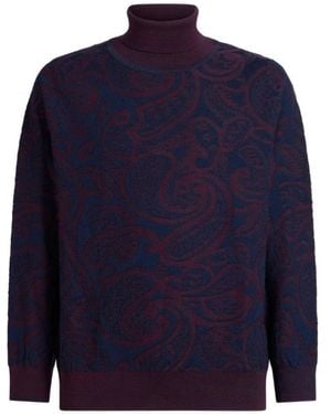Etro Turtlenecks - Bleu