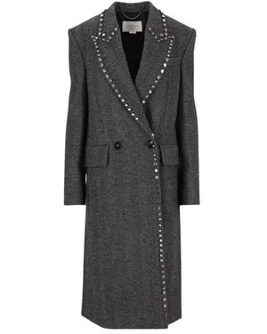 Stella McCartney Jassen ,Grijs ,Leer Jassen - Zwart