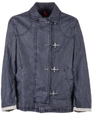 Fay Jassen ,Blauw ,Katoen 4 Ganci Jacket
