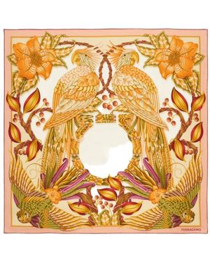 Ferragamo Silk Scarves - Metallic