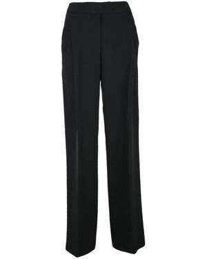 SIMONA CORSELLINI Wide Trousers - Black