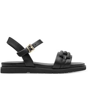Marco Tozzi Flat Sandals - Black