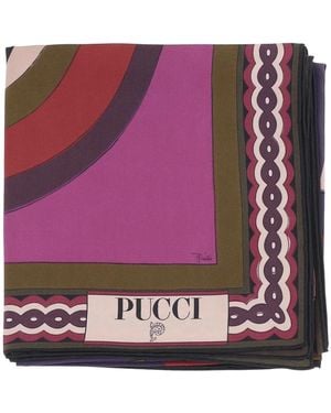 PUCCI Silk Scarves - Purple