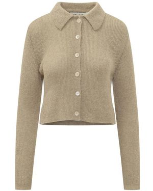 Our Legacy Truien & Vesten ,Groen ,Mazzy Polo - Naturel
