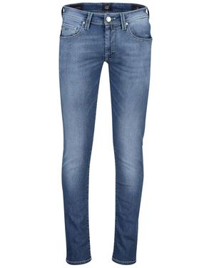 Tramarossa Blauwe Slim Fit Denim Jeans
