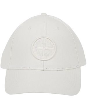 Stone Island Caps - Blanco