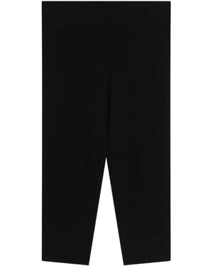 TOTEME Cropped Trousers - Black