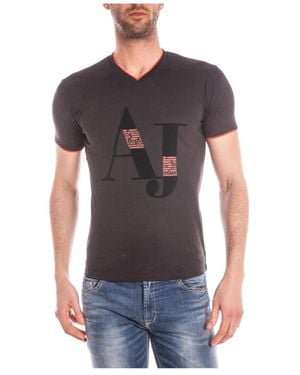 Armani Jeans T-Shirts - Grey